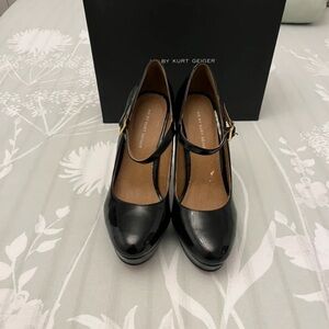 Kurt Geiger Black Patent Mary Jane Heels